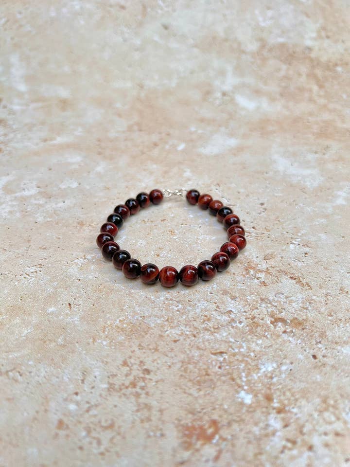 Tiger's Eye Gemstone Beaded Bracelet for Ocean Lovers for wholesale by 7 Seas Artistry
