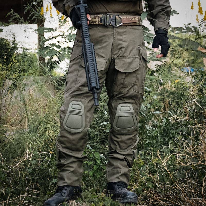 Ecovear - Wholesale Pants - Men's - Men's Tactical Pants Outdoor Combat Pants Camouflage with Kneepad G3V25