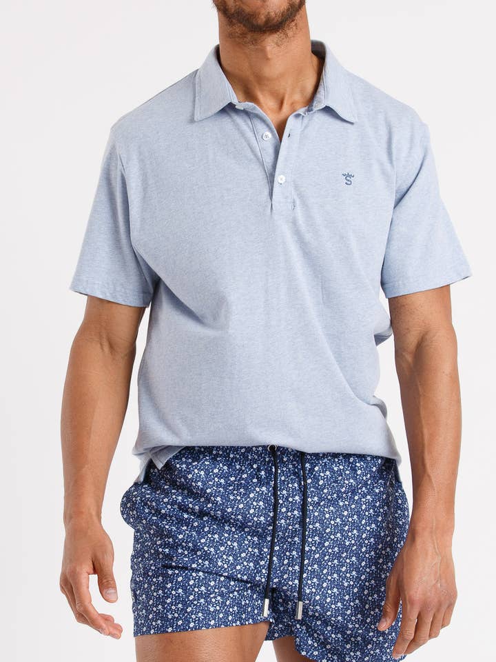 Polo bleu ciel pour la vente par Solera