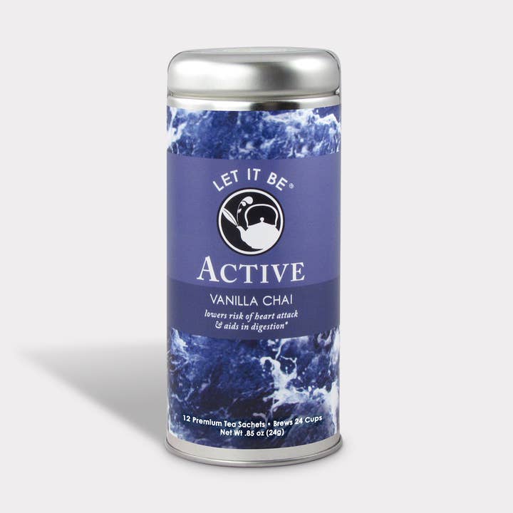 Let It Be® Active Vanilla Chai Black Tea - 12 Tea Sachets for wholesale by The Tea Can Company