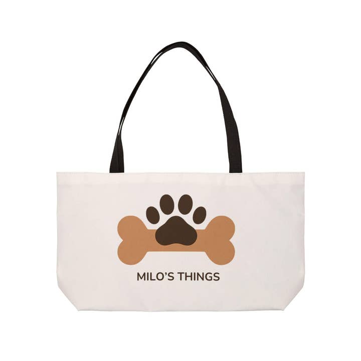 OhhhSoPeachy - Wholesale Tote Bag - Women's - Personalized Pet Tote Bag, Dog Lover Gift, Customizable Pet Storage Bag, Custom Dog Mom Gift, Custom Pet Weekender Bag