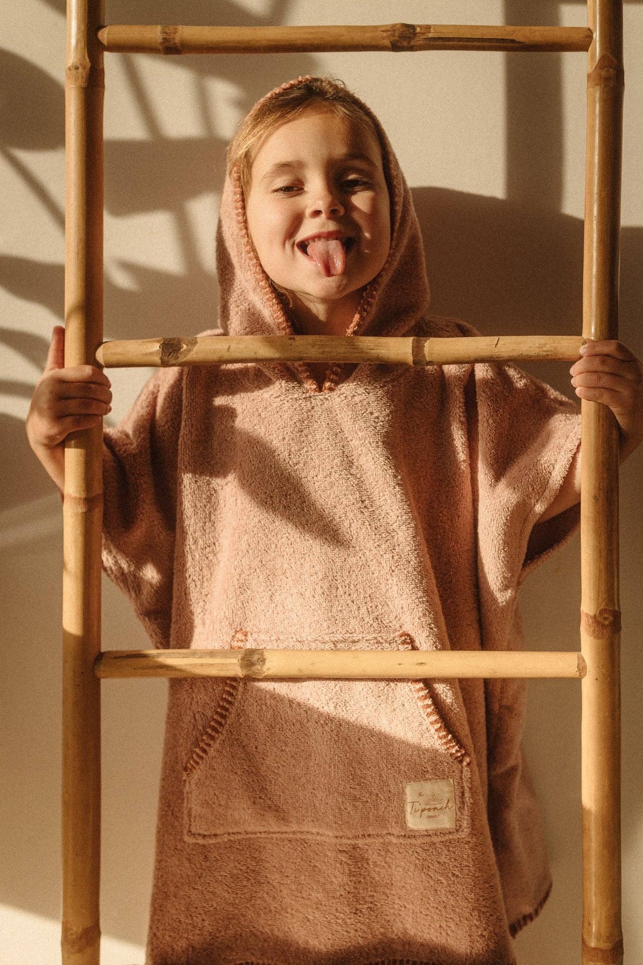 Ti'ponch - Wholesale Poncho Towel - Kids & Baby - Poncho JODY - Blush3