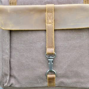 Steraraffia - Wholesale Backpack - Women's - Azraou Canvas Backpack – Vintage Roll Top Rucksack5