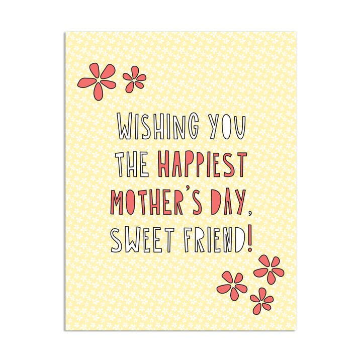 473 - Muttertag Süßer Freund - A2 Karte für den Großhandel von Near Modern Disaster