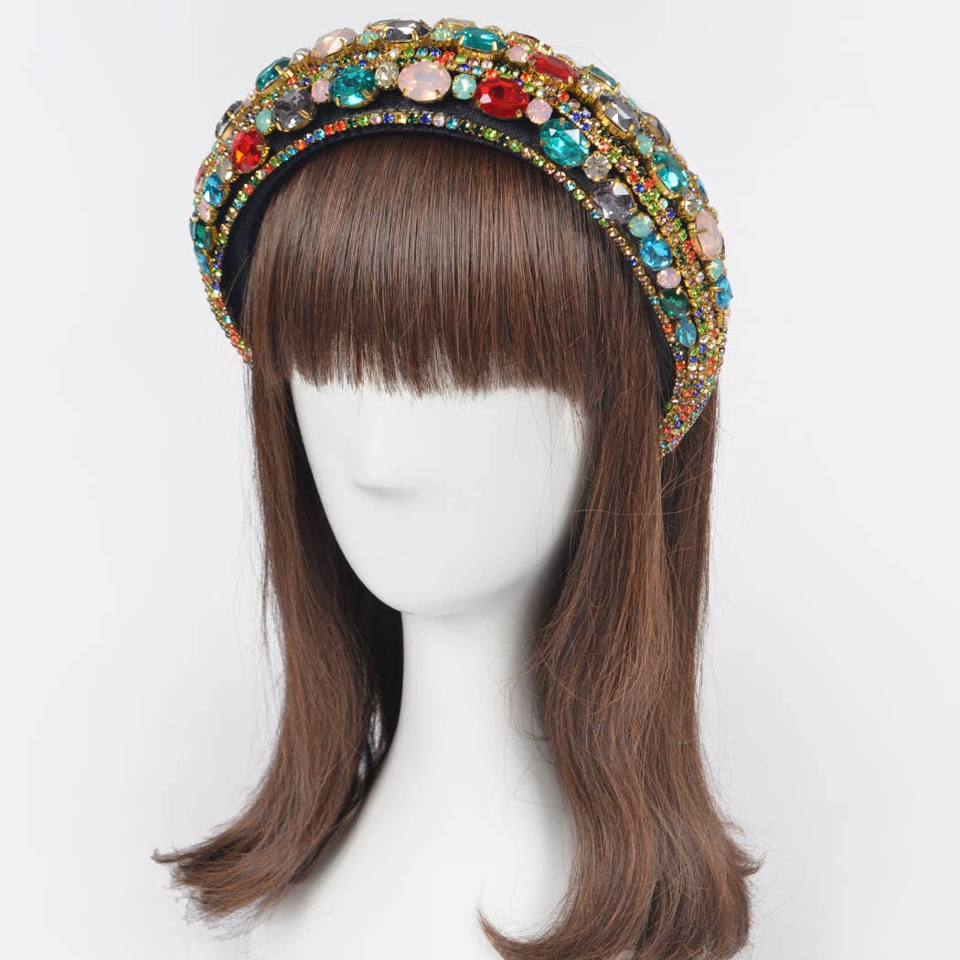 3AM BY H&D ACCESSORIES - Wholesale Fashion Headband - Women's - Embellished Stone Headband1