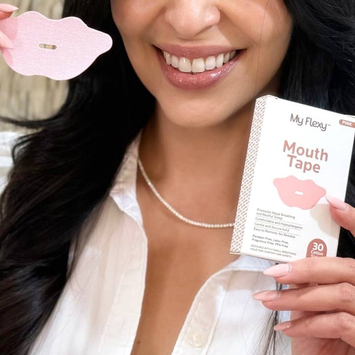 My Flexy – wholesale Sleep/eye mask – Mouth Tape - (Pink Lips)16