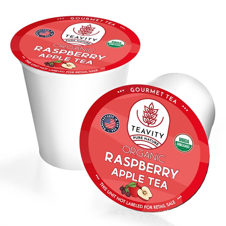 Økologisk hindbær æble te pod - 12 tæller for engroshandel hos Teavity
