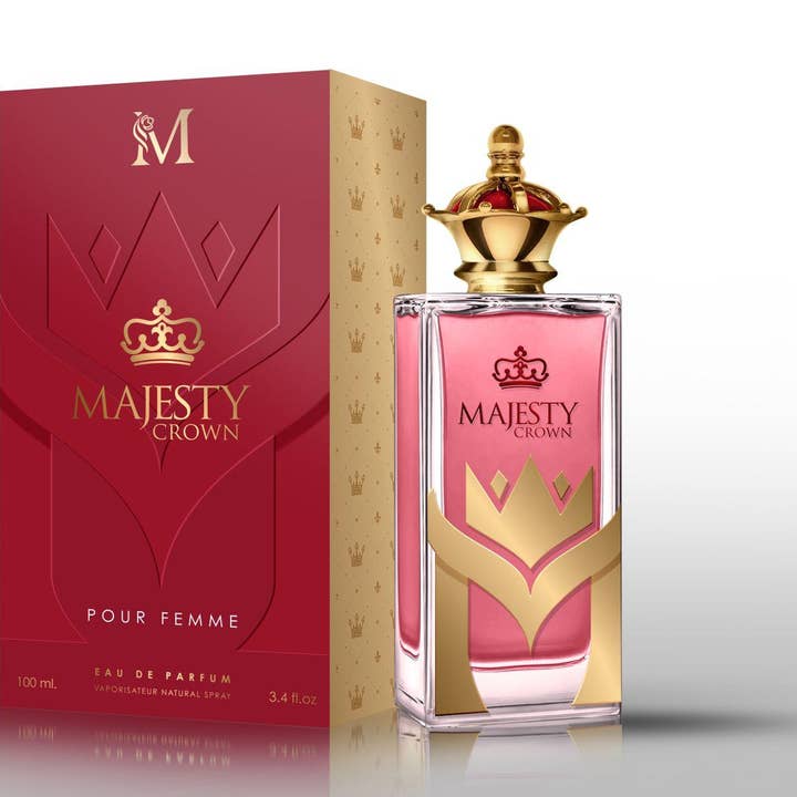 PROFUMO 100ML MAJESTIC CROWN POUR FEMME per la vendita all'ingrosso da parte di Yes Love Cosmetics