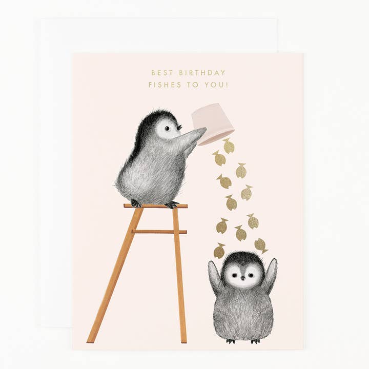 Dear Hancock - Wholesale Birthday Card - Best Birthday Fishes