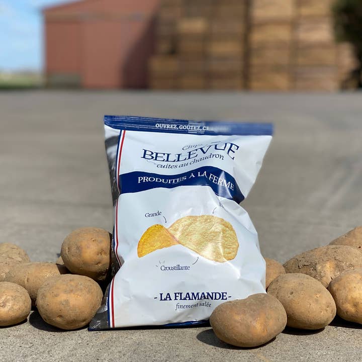 Chips Bellevue - Vente Chips - Chips fermières cuites au chaudron - 150g & 30g1