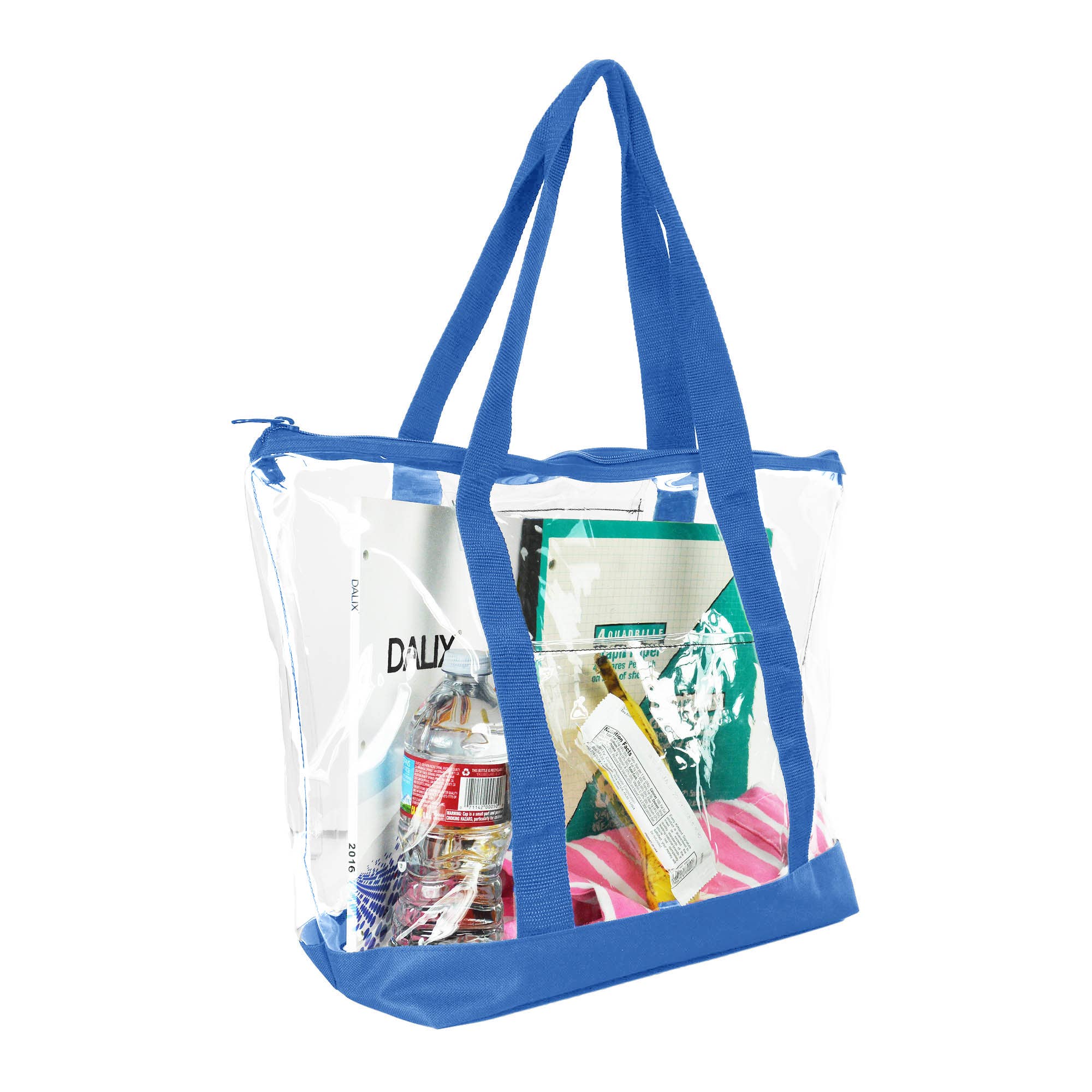 Dalix - Vente Tote bag – femme - Dalix sac transparent de sécurité à bandoulière pour travail et courses34