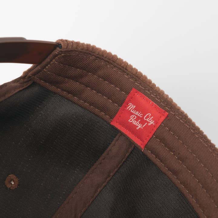 Good Merchant Co - Wholesale Trucker Hat - Unisex - Nashville Corduroy Snapback Hat Brown3