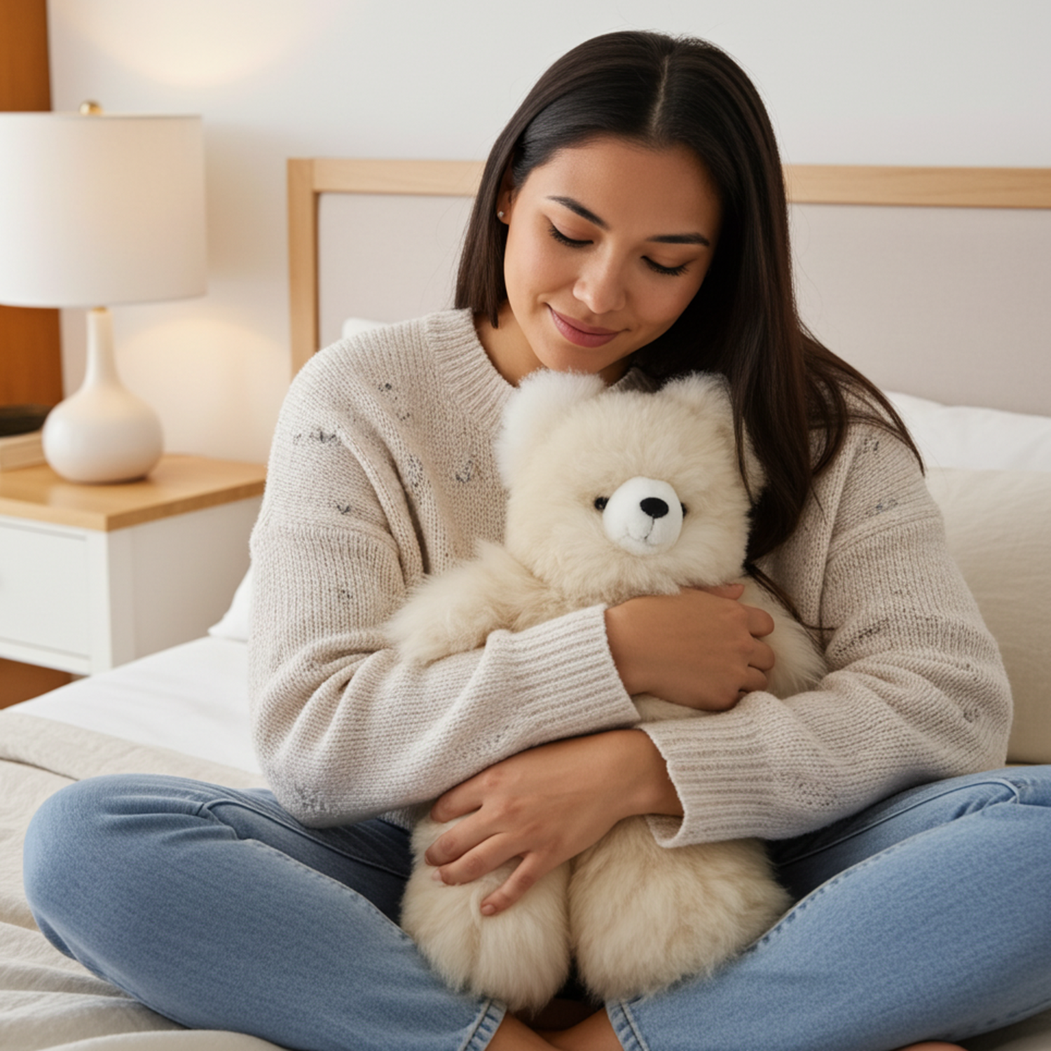 Shupaca Alpaca – wholesale Fyllda/plyschleksaker - Barn och baby – 21-tums stor alpakateddybjörn2