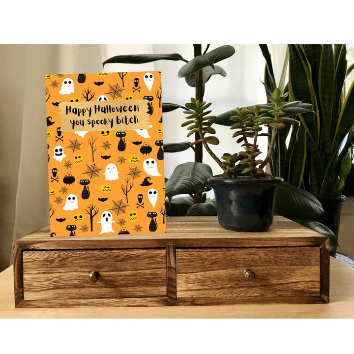 As Told By Ellie - Wholesale Halloween Card - Sassy Halloween Card, Spooky Season Greeting Cards Funny1