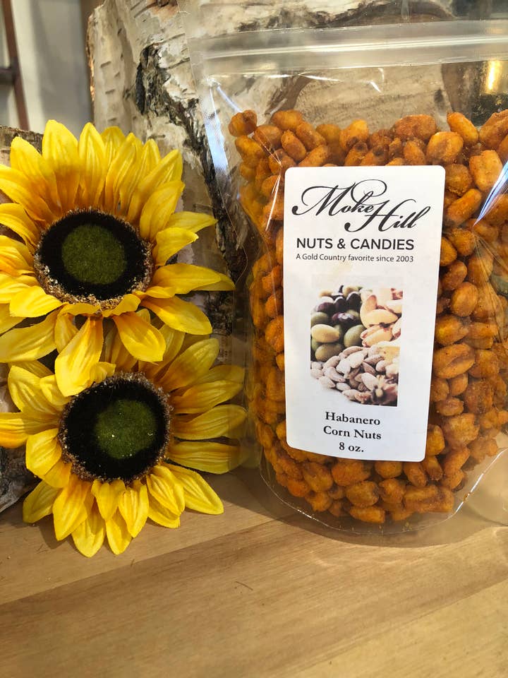 Habanero Corn Nuggets for wholesale by Moke Hill Nuts and Candies