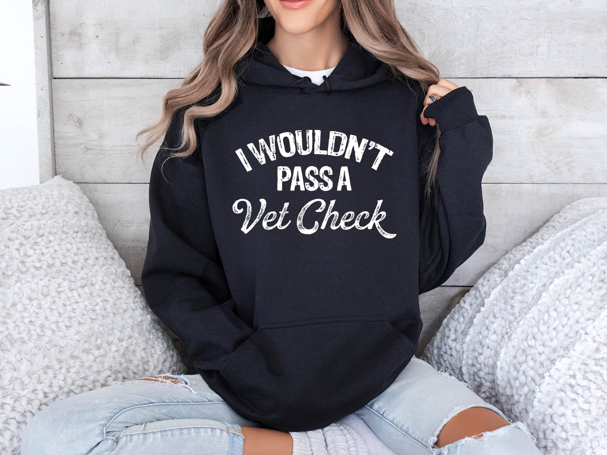 Eleven Fashion - Wholesale Hoodie - Women's - Wouldn't Pass A Vet Check Hoodie 0