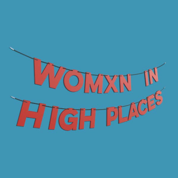 Womxn In High Places - Felt Banner for wholesale by SomeBabesBlaze