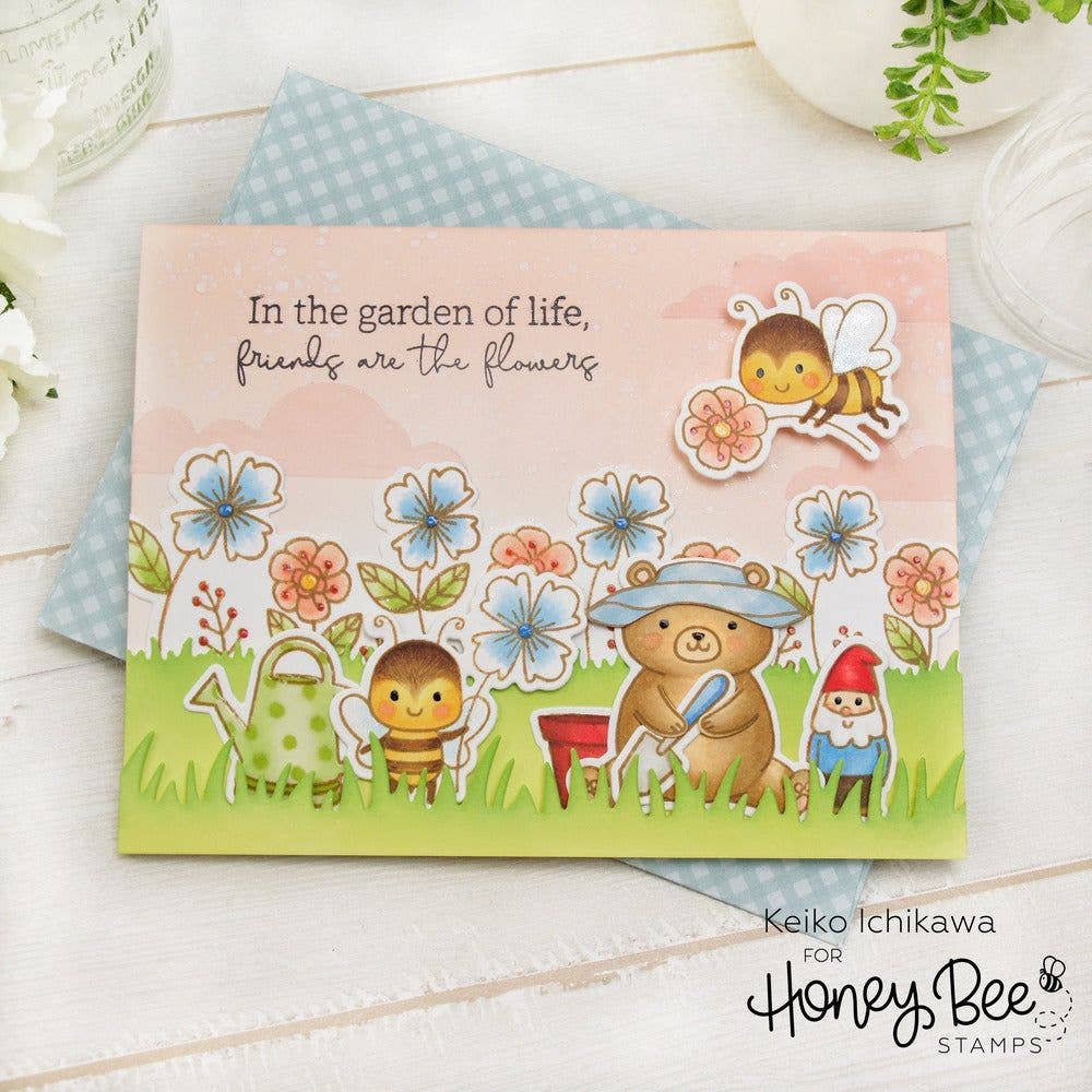 Honey Bee Stamps - Vendita all'ingrosso Timbro in gomma/decorativo - Dolce Ape - Set di Timbri in Fotopolimero 4x61