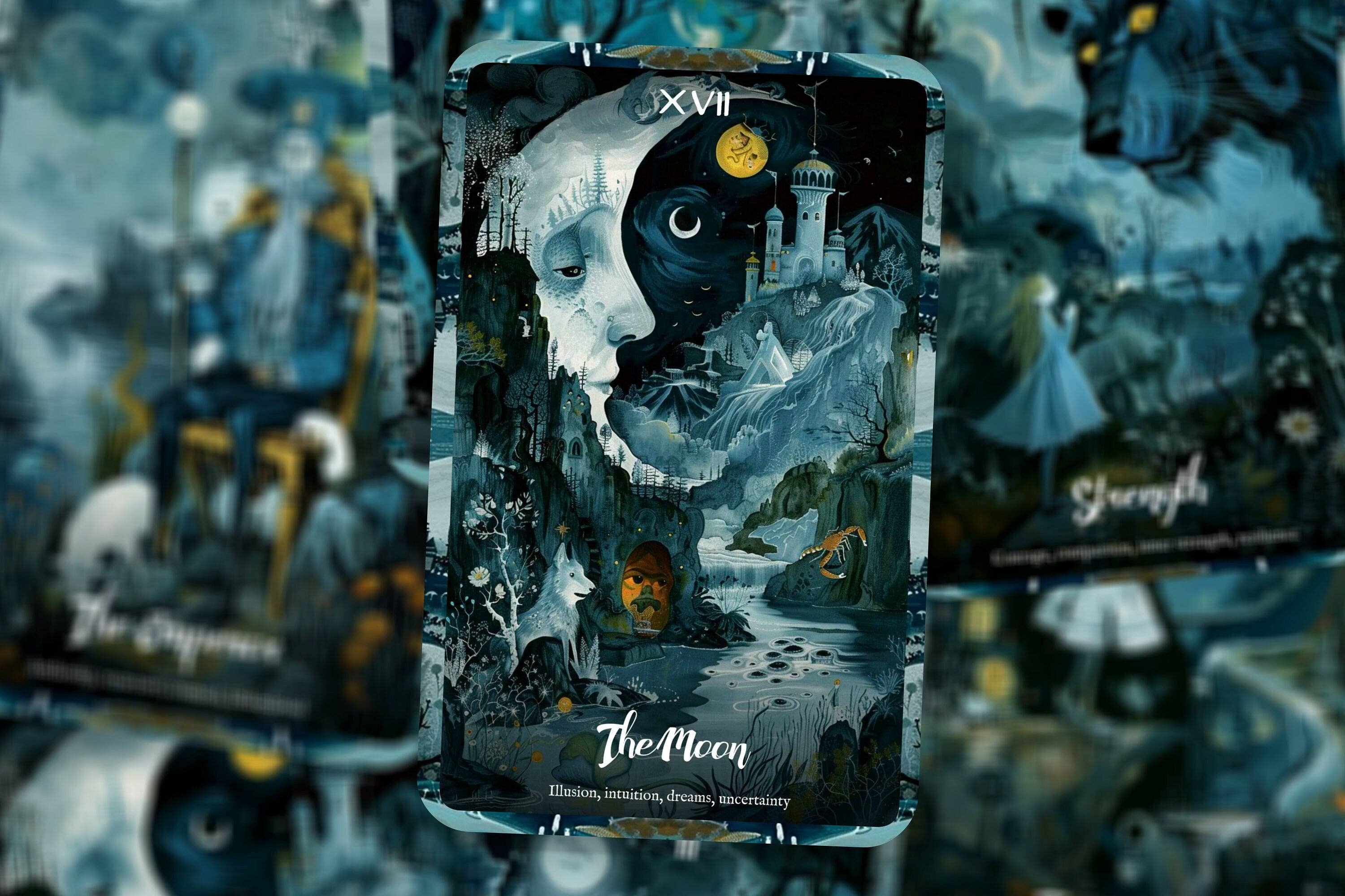 Ibiza Tarot USA - Vendita all'ingrosso Tarocchi - Dreamy Arcana Tarot - 22 Major Arcana - dove l'etereo incontra il mitico - Strumento di divinazione - Major Arcana Cards2