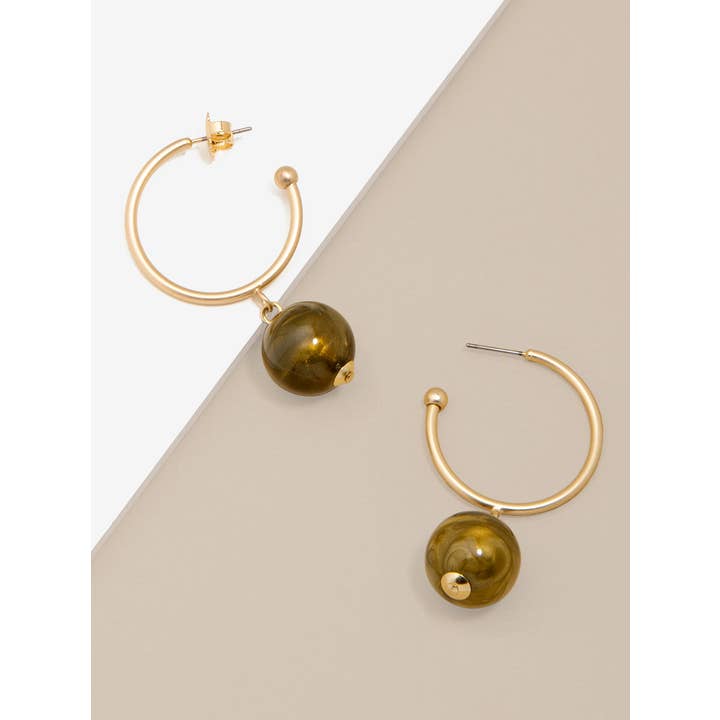 ZENZII Jewelry – Engroshandel Hoops – Iriserende Bead Hoop Ørering