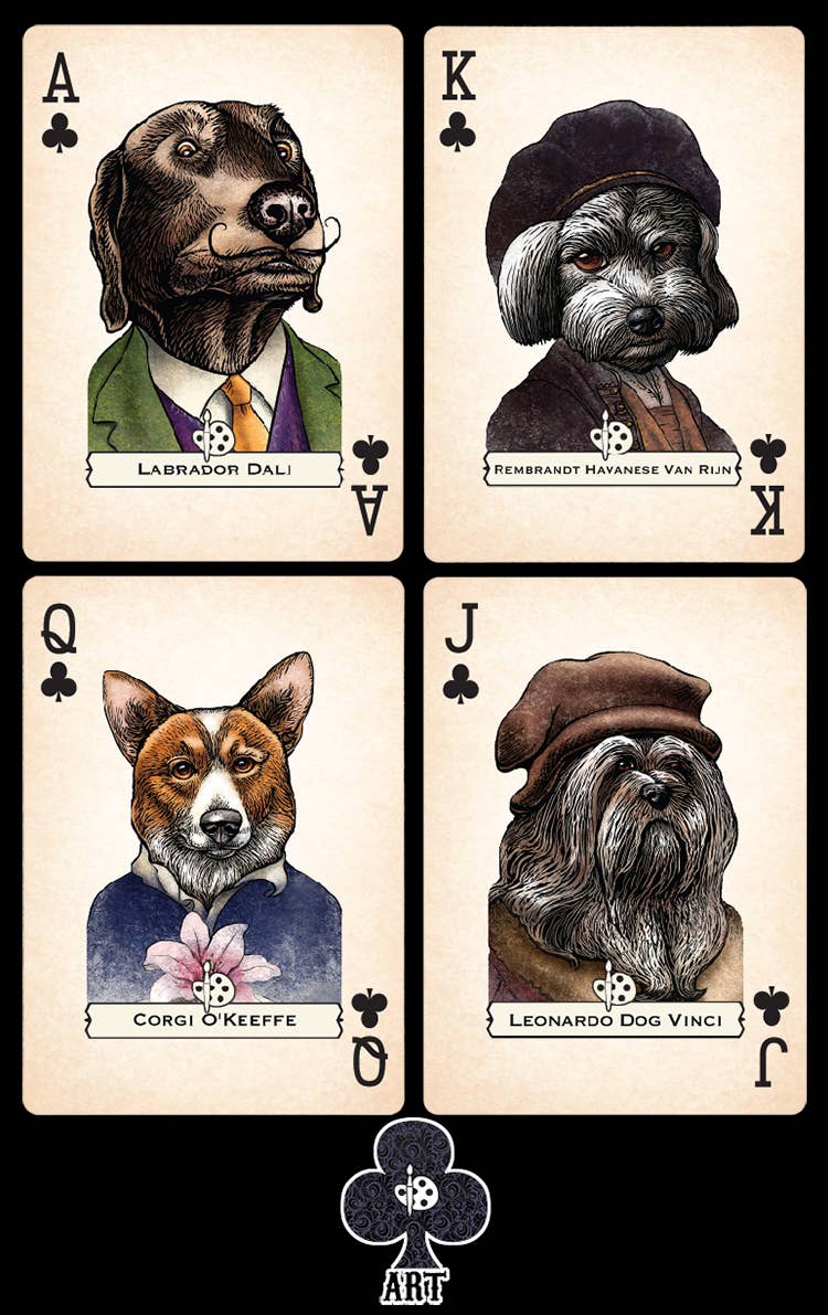 ChetArt - Wholesale Playing Cards - Dogs: A Fetching Deck Playing Cards4