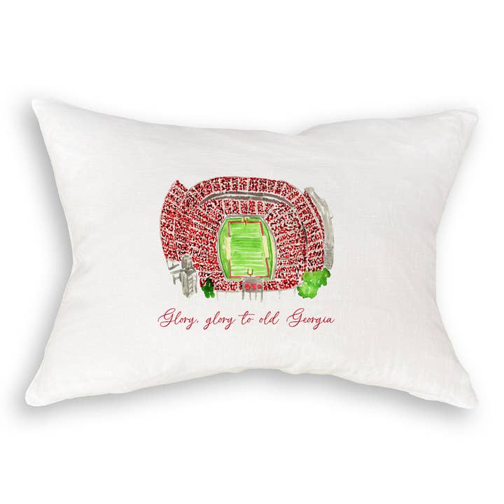 French Graffiti - Wholesale Tea Towel - Athens, Georgia Stadium with Quote9