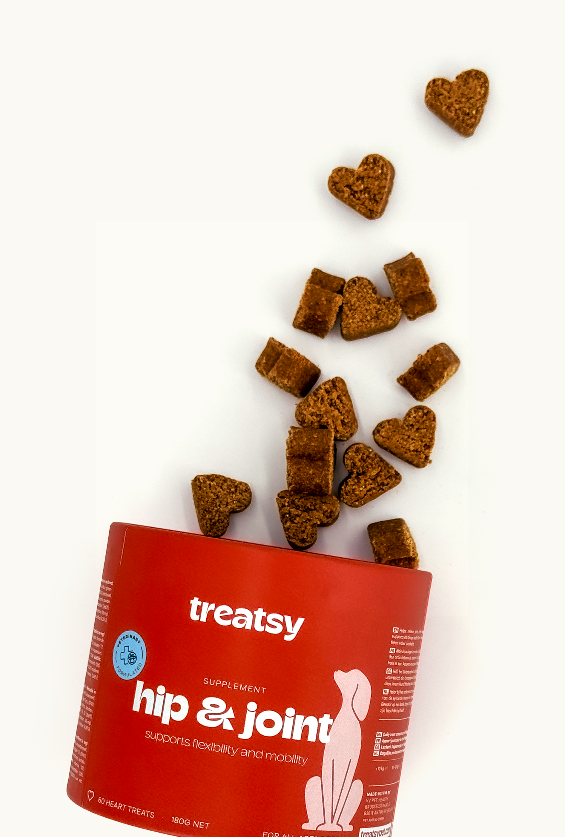 Treatsy - Vente Compléments alimentaires – chien - Complément pour hanches et articulations pour chiens | Recommandé par vétérinaires | Poulet3