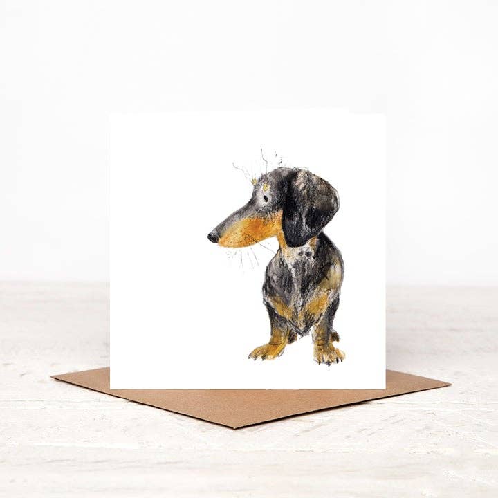 Catherine Rayner Trading Ltd - Venta al por mayor Tarjetas de felicitación - Tarjeta Otto Dachshund para todas las ocasiones1
