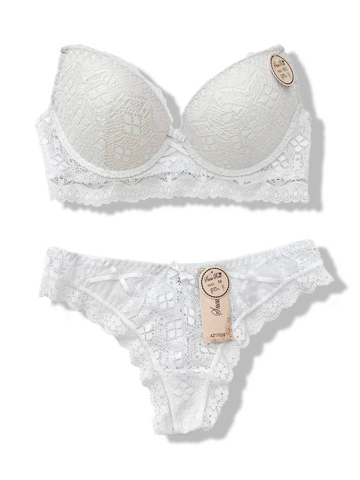 Belle Com'Elle - Wholesale Lingerie Set - Women's - Bra + Thong Cup Set C/AZ17026C3