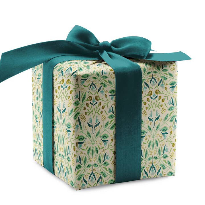 Camden Wrapping Paper – Botanical Gift Wrap (2 Sheets Roll) for wholesale by Rebecca Jane Woolbright
