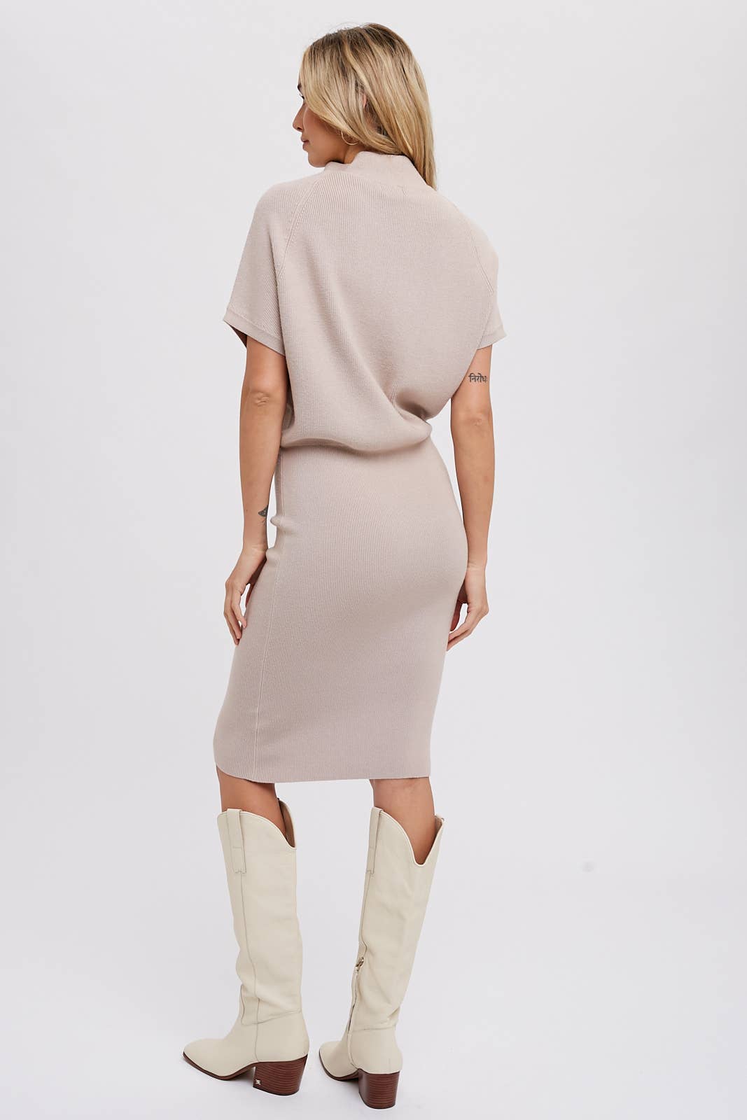 Bluivy - Wholesale Dress - Women's - SLOUCH NECK DOLMAN MIDI DRESS48