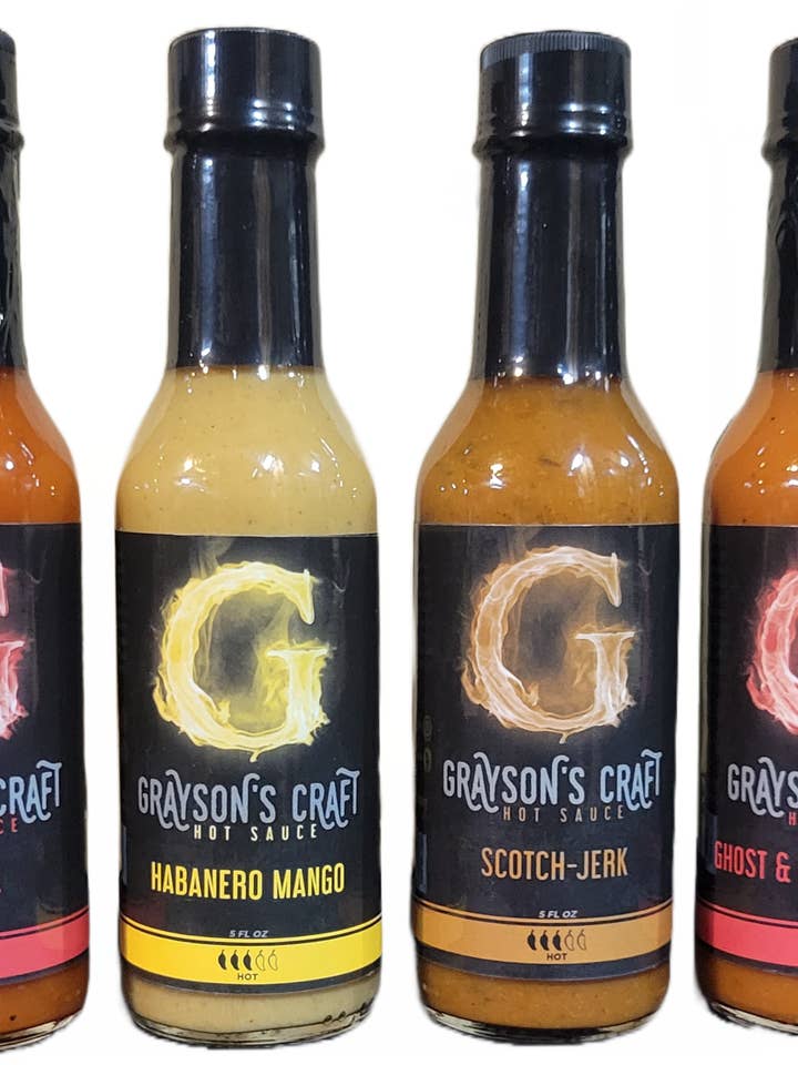 Mixed Case for wholesale by Grayson's Craft Hot Sauce