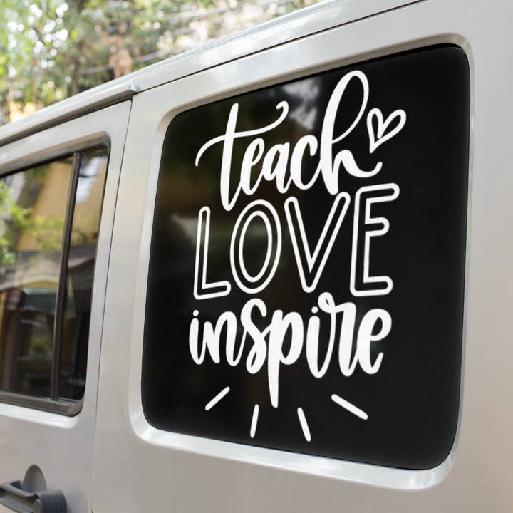 Teach Love Inspire Teacher Sticker for wholesale by WinsterCreations™