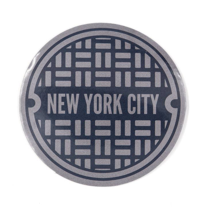 NYC Sewer Vinyl Sticker for wholesale by These Are Things