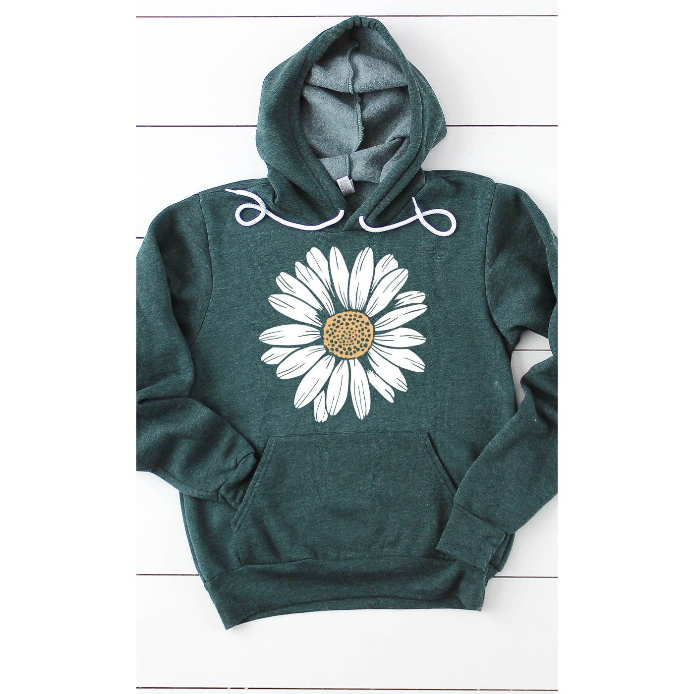 Kissed Apparel – wholesale Hoodie – Women's – Daisy Flower Spring Floral Summer Bloom Blossom Hoodie2