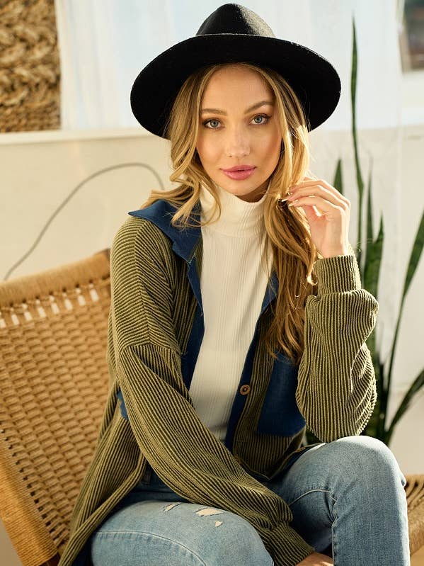 MST3543-Dê-me seu coração com nervuras por atacado de Moonshot Clothing