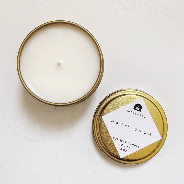 Ember + Fog - Wholesale Travel Candles - Warm Oven - 5 oz Soy Candle (Pack of 3)0