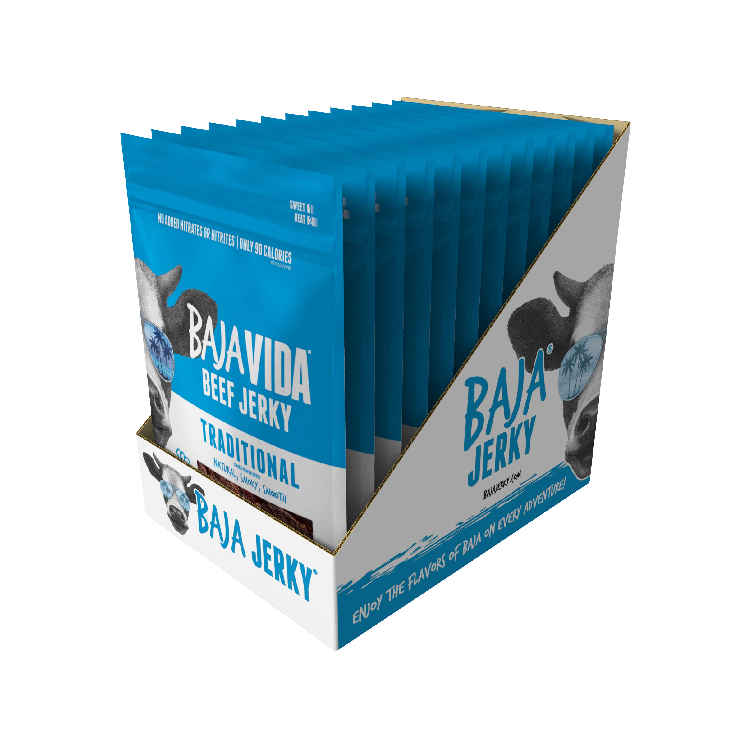 Baja Vida Snacks - Wholesale Jerky - Baja Vida Beef Jerky - Traditional3