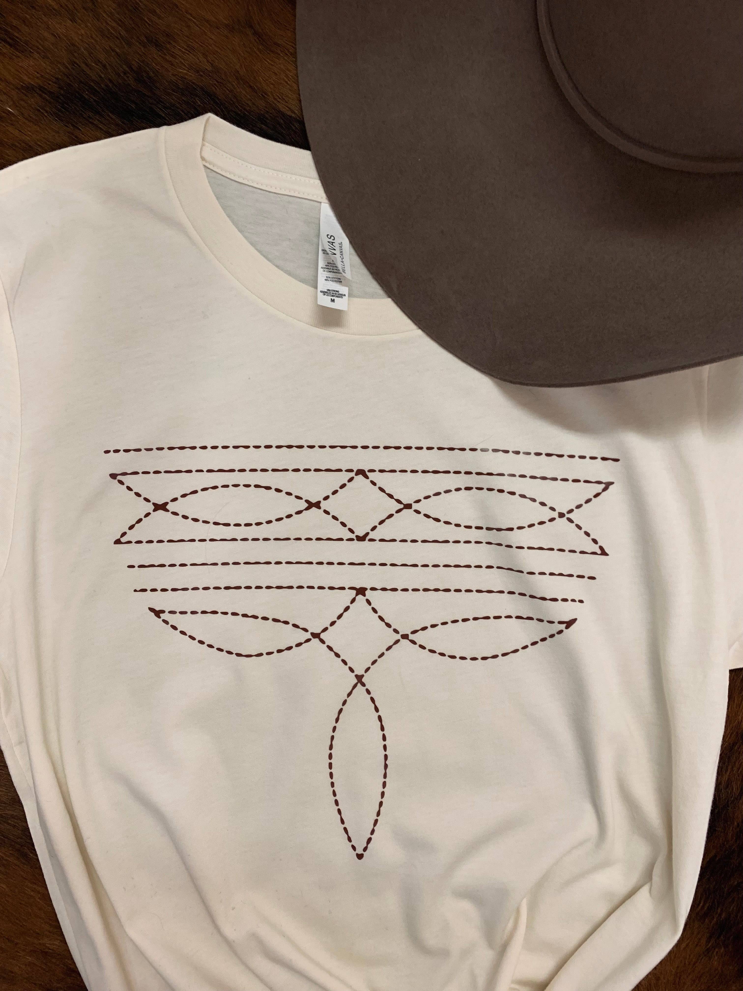 Ranch Girl Gear - Wholesale T-shirt met print - Dames - Klassiek T-shirt met print van Bootstitch Western2
