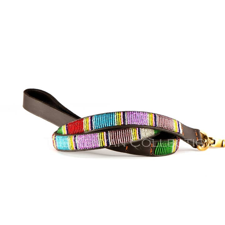 Bijou - Correa para perro con cuentas para venta al por mayor de The Kenyan Collection Inc. dba TKC Inc