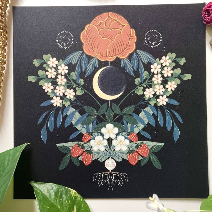 Serena Niesley - Wholesale Art Print - Moon Radish