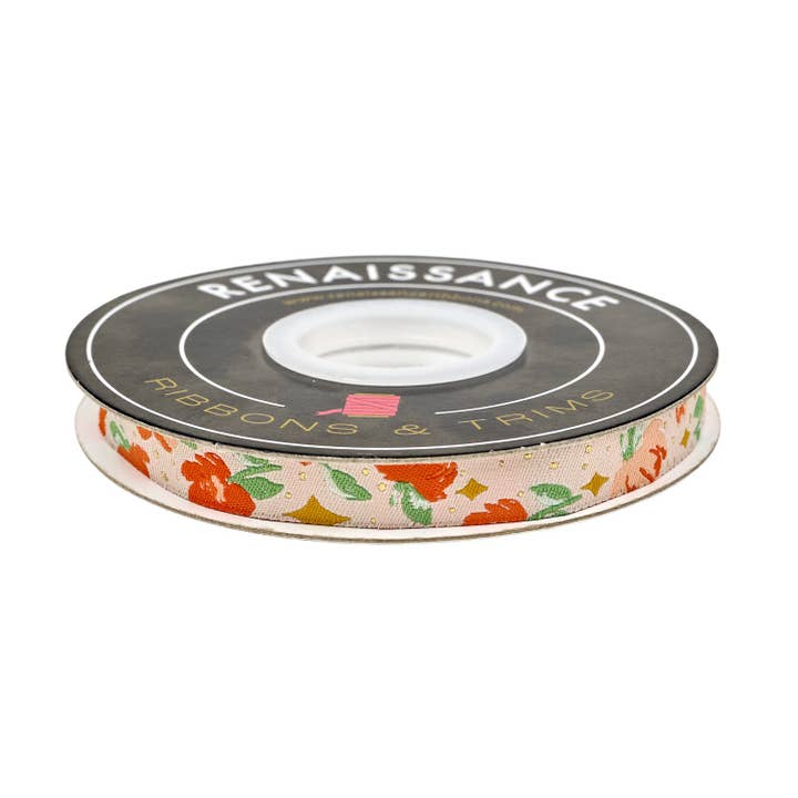 Poppy Night - Twinkle in Day - 1/2" bredd - av Renaissance Ribbons - 15 yards rulle för wholesale av Renaissance Ribbons
