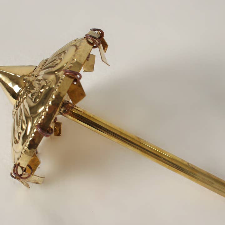 Exotic India Art - Wholesale Umbrella – Unisex - Brass Umbrella for God | Ritual & Puja Items