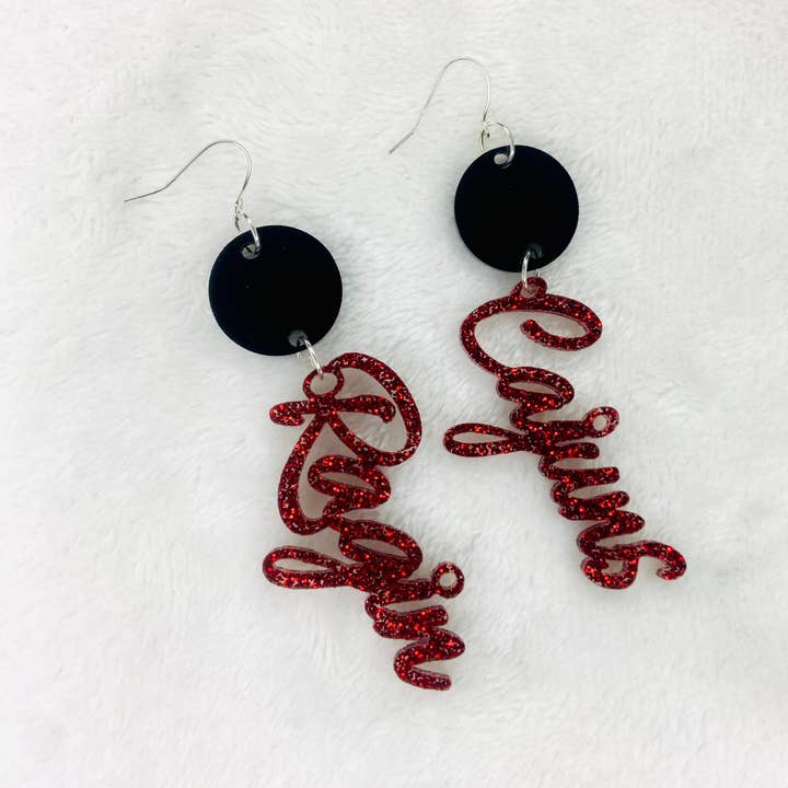 D and M’s Enterprise, LLC - Wholesale Dangle Earrings - University Louisiana Lafayette Ragin Cajun4