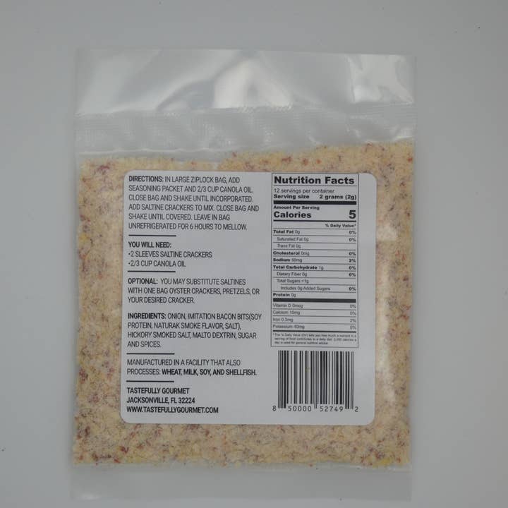 Tastefully Gourmet - Wholesale Dried Spice Mix - Hickory Bacon Cracker Seasoning Mix1