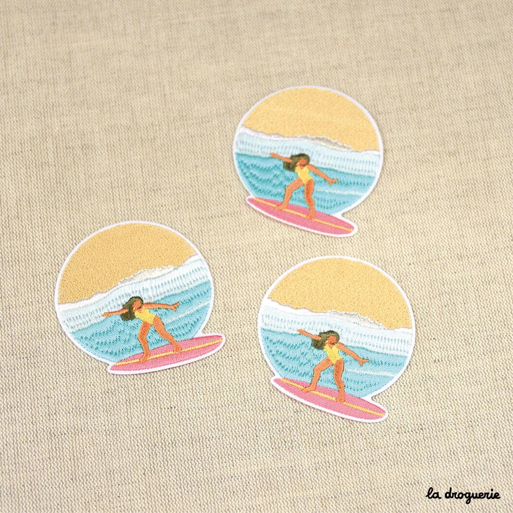 LA DROGUERIE - Wholesale Patch - Sport surf badge1
