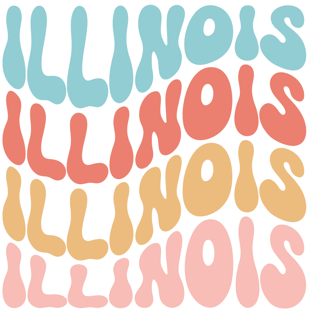 Daisy Mae Designs - Vente Aimants - Tous les 50 États Aimant Fort Acrylique Police Rétro – 2"x2"12