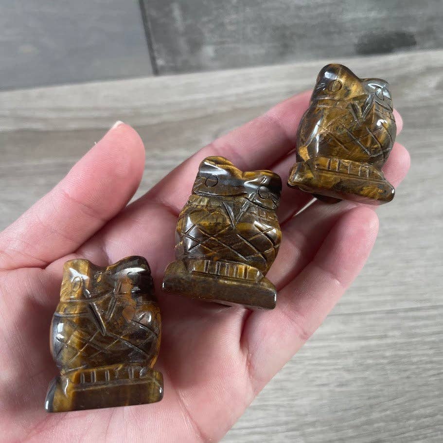 Keystone Crystals - Wholesale Decorative Figurine - Gemstone Owl Figurine Medium - for Crystal Retailers3