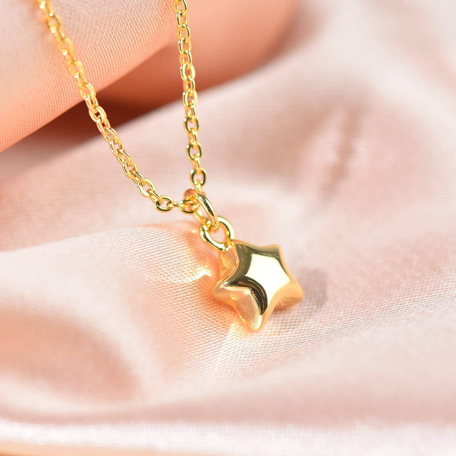 Jewel Pledge - Wholesale Individual Charm/Pendant - Gold Dainty Star Pendant Charm, CPG0411