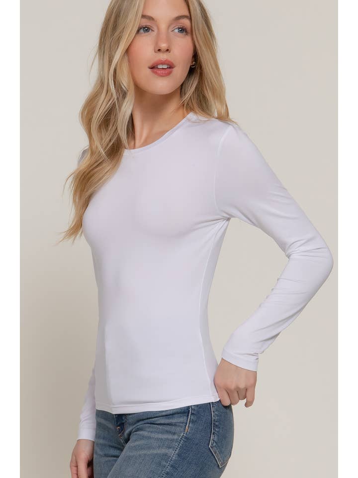 Active Basic | Active USA - Wholesale T-Shirt - Women's - Long Sleeve Crew Neck ITY Knit Top18